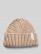 Barts Beanie mit Label-Detail Modell 'SUMTER' in Beige, Größe 1