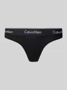 Calvin Klein Underwear String mit elastischem Label-Bund in Black, Grö...