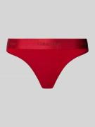 Calvin Klein Underwear String mit elastischem Logo-Bund in Rot, Größe ...