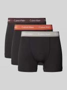 Calvin Klein Underwear Trunks mit Logo-Bund im 3er-Pack in Black, Größ...