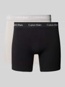 Calvin Klein Underwear Trunks mit Label-Bund im 3er-Pack in Petrol, Gr...