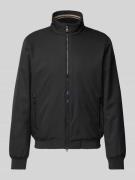 GEOX Jacke mit Stehkragen in Black, Größe 48