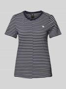 G-Star Raw T-Shirt mit Teilungsnaht in Marine, Größe L