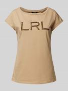 Lauren Ralph Lauren T-Shirt mit Label-Print Modell 'GRIETA' in Camel, ...