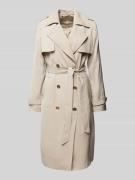 MICHAEL Michael Kors Trenchcoat mit Bindegürtel Modell 'DRAPEY' in Off...