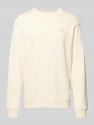 Scotch & Soda Sweatshirt mit Label-Patch Modell 'Essentials' in Beige,...