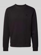 Scotch & Soda Sweatshirt mit gerippten Abschlüssen in Black, Größe M