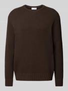 SELECTED HOMME Strickpullover mit gerippten Abschlüssen Modell 'HENNY'...