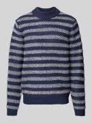 Casual Friday Strickpullover mit Turtleneck Modell 'Karl' in Marine, G...