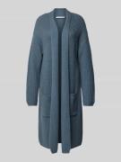 Herzensangelegenheit Longcardigan mit Kaschmir-Anteil und offener Fron...