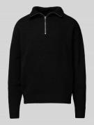 Jack & Jones Troyer mit gerippten Abschlüssen Modell 'OLLIE' in Black,...