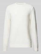 Jack & Jones Strickpullover mit Rundhalsausschnitt Modell 'OTTO' in Of...