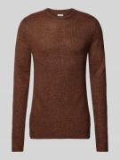 Jack & Jones Strickpullover mit Rundhalsausschnitt Modell 'LEWIS' in M...