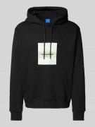 Jack & Jones Hoodie mit Motiv-Print Modell 'VESTERBRO NEWTON' in Black...