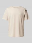 Jack & Jones T-Shirt mit Label-Print Modell 'ECORP' in Beige, Größe L