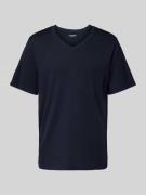 Jack & Jones T-Shirt mit V-Ausschnitt Modell 'ORGANIC BASIC' in Dunkel...