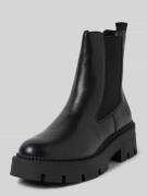 Tamaris Chelsea Boots in Leder-Optik in Black, Größe 36