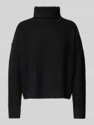 Vero Moda Regular Fit Rollkragenpullover aus Baumwoll-Mix Modell 'OMEG...