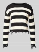 Vero Moda Langarmpullover mit Rundhalsausschnitt Modell 'MERCER' in Bl...