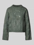 Vero Moda Relaxed Fit Strickpullover mit Wollanteil Modell 'LINA' in S...