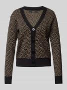 Vero Moda Regular Fit Strickjacke aus Viskose-Mix Modell 'ARIA' in Tau...