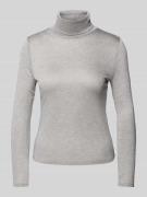 Vero Moda Langarmshirt mit Glitzer-Effekt Modell 'SARAH' in Hellgrau M...