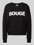 Vila Sweatshirt mit Statement-Print Modell 'SIFFI BOUG' in Black, Größ...