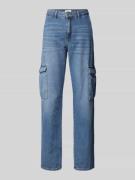 Only High Waist Jeans mit Cargo-Look Modell 'JUNE' in Jeansblau, Größe...