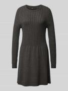 Only Knielanges Strickkleid mit Rundhalsausschnitt Modell 'FIA' in Ant...