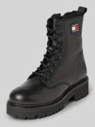 Tommy Jeans Lederboots mit Label-Badge Modell 'URBAN' in Black, Größe ...