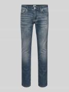 Tommy Jeans Slim Fit Jeans im 5-Pocket-Design Modell 'SCANTON' in Dunk...