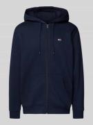 Tommy Jeans Regular Fit Sweatjacke mit Kapuze in Marine, Größe L