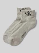 Calvin Klein Jeans Socken mit Logo-Stitching im 2er-Pack in Hellgrau, ...