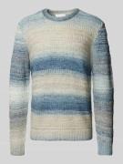 Tom Tailor Regular Fit Strickpullover aus Baumwoll-Mix mit Farbverlauf...