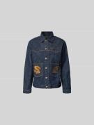 Billionaire Boys Club Jeansjacke mit Eingrifftaschen in Jeansblau, Grö...