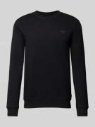 JOOP! Jeans Sweatshirt mit Label-Print Modell 'Salazar' in Black, Größ...