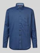 Fynch-Hatton Freizeithemd mit Button-Down-Kragen Modell 'Herringbone' ...