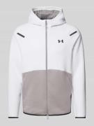 Under Armour Sweatjacke mit Kapuze Modell 'Unstoppable' in Hellgrau, G...