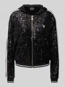 Guess Activewear Sweatjacke mit Paillettenbesatz Modell 'MINI SEQUINS'...