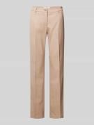 Brax Hose mit Bügelfalten und Viskose-Anteil Modell 'Maron' in Beige, ...