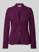 Tom Tailor Taillierter Blazer aus weichem Baumwoll-Mix mit Ottoman Str...