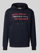 TOM TAILOR DENIM Regular Fit Hoodie mit Baumwolle und Label-Print in M...