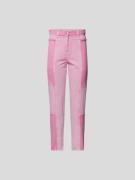 Iro High Waist Jeans im Straight Fit in Pink, Größe 42