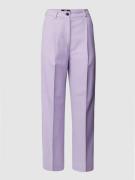 Karl Lagerfeld Hose mit Bundfalten in Lavender, Größe 38