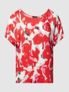 Taifun Bluse mit Allover-Print Modell 'SOFT ROMANCE' in Hellrot, Größe...