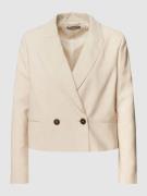 Jake*s Collection Blazer mit Knopfverschluss in Beige, Größe 44