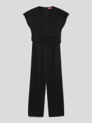 G.O.L. Jumpsuit mit V-Ausschnitt in Black, Größe 170