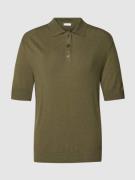 Better Rich Strickshirt mit Umlegekragen in Khaki, Größe S