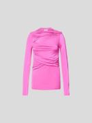 Victoria Beckham Longsleeve mit Cut Out in Pink, Größe L