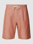 Mango Shorts mit Bundfalten Modell 'alfonso' in Camel, Größe 42